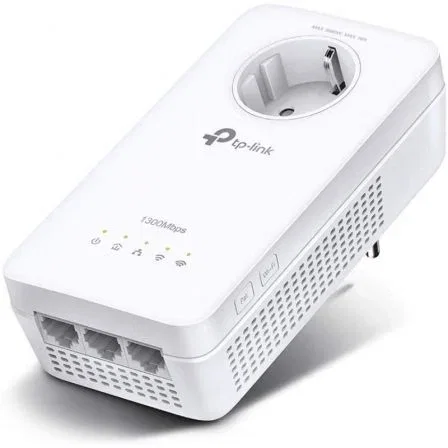 TP-Link TL-WPA8631P - Kit Adaptador Powerline WiFi AC1200 con 3 Puertos Gigabit, 1300Mbps, OneMesh, Enchufe EU TP-Link TL-WPA8631P - Kit Adaptador Powerline WiFi AC1200 con 3 Puertos Gigabit, 1300Mbps, OneMesh, Enchufe EU